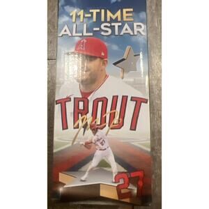 Mike Trout 11-Time All-Star Bobblehead LA Angels (with Bengi Molina Promo CD)